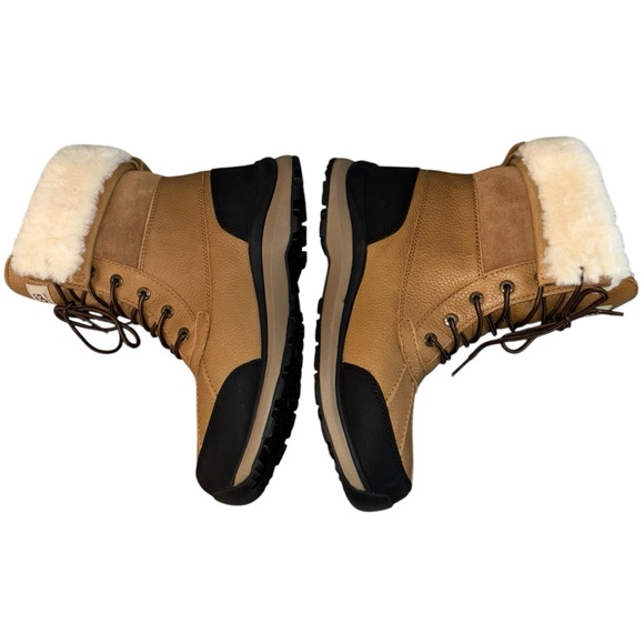 UGG Adirondack III Chestnut Waterproof Shearling Winter Snow Boots Size 11 - Picture 5 of 16